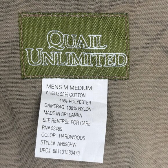 Mens Hunting Vest Multi‑Pocket (Real Tree Hardwood) Vest Sz M Nwot - Picture 5 of 11